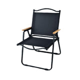 Maxbell Camping Folding Chair Portable Outdoor Furniture Armchair for Hunting Beach Black Large