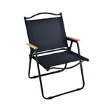 Maxbell Camping Folding Chair Portable Outdoor Furniture Armchair for Hunting Beach Black Large