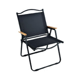 Maxbell Camping Folding Chair Portable Outdoor Furniture Armchair for Hunting Beach Black Large
