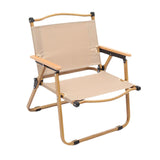 Maxbell Camping Folding Chair Portable Outdoor Furniture Armchair for Hunting Beach Khaki S