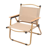 Maxbell Camping Folding Chair Portable Outdoor Furniture Armchair for Hunting Beach Khaki S