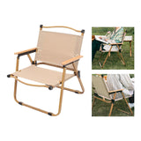 Maxbell Camping Folding Chair Portable Outdoor Furniture Armchair for Hunting Beach Khaki S