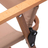 Maxbell Camping Folding Chair Portable Outdoor Furniture Armchair for Hunting Beach Khaki L