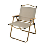 Maxbell Camping Folding Chair Portable Outdoor Furniture Armchair for Hunting Beach Khaki L