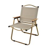 Maxbell Camping Folding Chair Portable Outdoor Furniture Armchair for Hunting Beach Khaki L
