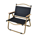 Maxbell Camping Folding Chair Portable Outdoor Furniture Armchair for Hunting Beach Black Khaki Small