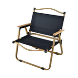 Maxbell Camping Folding Chair Portable Outdoor Furniture Armchair for Hunting Beach Black Khaki Small