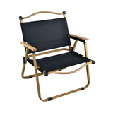 Maxbell Camping Folding Chair Portable Outdoor Furniture Armchair for Hunting Beach Black Khaki Small