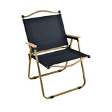 Maxbell Camping Folding Chair Portable Outdoor Furniture Armchair for Hunting Beach Black Khaki Large