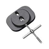 Maxbell Universal Fishing Reel Removal Tool for Outdoor Activities DIY Modified Tool Black