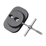 Maxbell Universal Fishing Reel Removal Tool for Outdoor Activities DIY Modified Tool Black