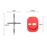Maxbell Universal Fishing Reel Removal Tool for Outdoor Activities DIY Modified Tool Red