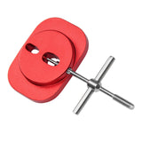 Maxbell Universal Fishing Reel Removal Tool for Outdoor Activities DIY Modified Tool Red