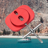 Maxbell Universal Fishing Reel Removal Tool for Outdoor Activities DIY Modified Tool Red