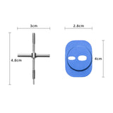 Maxbell Universal Fishing Reel Removal Tool for Outdoor Activities DIY Modified Tool Blue
