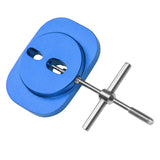Maxbell Universal Fishing Reel Removal Tool for Outdoor Activities DIY Modified Tool Blue