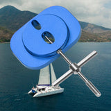 Maxbell Universal Fishing Reel Removal Tool for Outdoor Activities DIY Modified Tool Blue