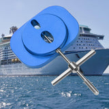 Maxbell Universal Fishing Reel Removal Tool for Outdoor Activities DIY Modified Tool Blue