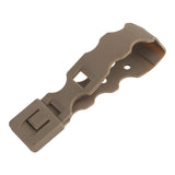 Maxbell 2Pcs System Malice Clips Strap Buckle Nylon Magazine Pouch Accessory brown