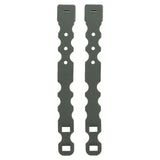 Maxbell 2Pcs System Malice Clips Strap Buckle Nylon Magazine Pouch Accessory green