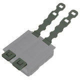 Maxbell 2Pcs System Malice Clips Strap Buckle Nylon Magazine Pouch Accessory green