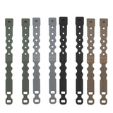 Maxbell 2x Tailor Malice Clips Strap Buckles Flexible vest Accessory Bag Black