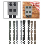Maxbell 2x Tailor Malice Clips Strap Buckles Flexible vest Accessory Bag Black