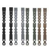 Maxbell 2x Tailor Malice Clips Strap Buckles Flexible vest Accessory Bag Black