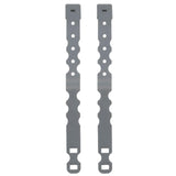 Maxbell 2x Tailor Malice Clips Strap Buckles Flexible vest Accessory Bag Gray