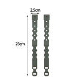Maxbell 2x Tailor Malice Clips Strap Buckles Flexible vest Accessory Bag Green