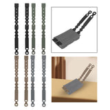 Maxbell 2 Pieces Tailor Malice Clips Strap Buckle for Vest Backpack Gear Holder Black