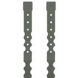 Maxbell 2 Pieces Tailor Malice Clips Strap Buckle for Vest Backpack Gear Holder Green
