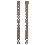 Maxbell 2 Pieces Tailor Malice Clips Strap Buckle for Vest Backpack Gear Holder Brown