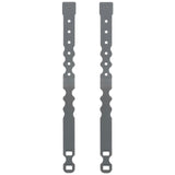 Maxbell 2 Pieces Tailor Malice Clips Strap Buckle for Vest Backpack Gear Holder Gray
