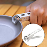 Maxbell Camping Hot Bowl Pot Pizza Pan Gripper Lifter Clip Handle for Cooking BBQ