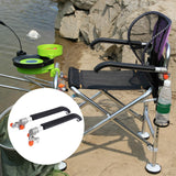 Maxbell Fishing Chair Armrest Replacement Non Slip Comfortable Durable for Hiking