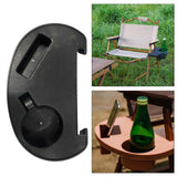 Maxbell recliner Clip On Side Desk Cup Holder Tray with Accessory Slots for Picnic