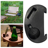 Maxbell recliner Clip On Side Desk Cup Holder Tray with Accessory Slots for Picnic