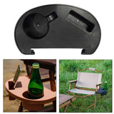 Maxbell recliner Clip On Side Desk Cup Holder Tray with Accessory Slots for Picnic