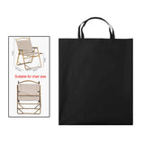 Maxbell Chair Storage Bag Folding Waterproof for Beach Chair Transport Chair Black large