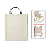 Maxbell Chair Storage Bag Folding Waterproof for Beach Chair Transport Chair beige large