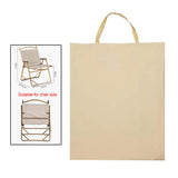 Maxbell Chair Storage Bag Folding Waterproof for Beach Chair Transport Chair Khaki large