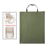 Maxbell Chair Storage Bag Folding Waterproof for Beach Chair Transport Chair green large