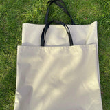 Maxbell Chair Storage Bag Folding Waterproof for Beach Chair Transport Chair beige small