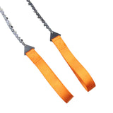 Maxbell Chain Saw with Handles Metal Wire Saw for Outdoor Carpentry Hiking 33T Orange