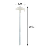 Maxbell Tent Stakes with Fluorescent Stopper Hard Ground Anchors for Shelter Canopy