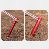 Maxbell Aluminum Alloy Tent Stakes Pegs Loose Sand Heavy Duty for Hiking Outdoor yellow