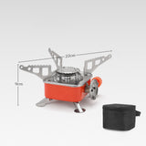 Maxbell Portable Camping Gas Stove Mini Folding for Outdoor Hiking Backpacking