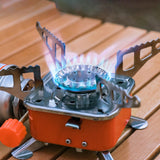 Maxbell Portable Camping Gas Stove Mini Folding for Outdoor Hiking Backpacking