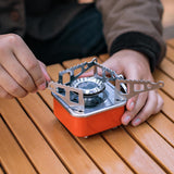 Maxbell Portable Camping Gas Stove Mini Folding for Outdoor Hiking Backpacking